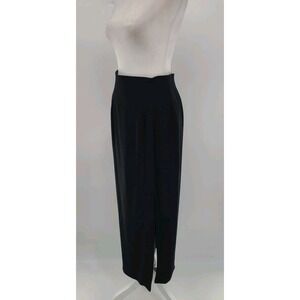 Vtg Y2K Gruppo Americano Maxi Skirt Sz 8 Black Lined Heritage Old Money Academia